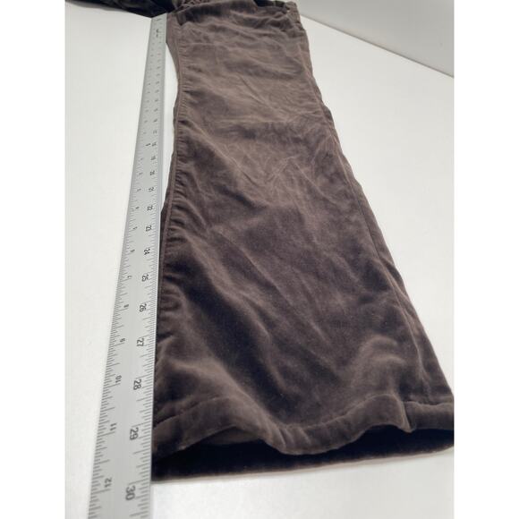 7 For All Mankind Mid Rise Straight Leg Velvet Jeans Brown Womens 30‎ Whimsigoth - Picture 10 of 11